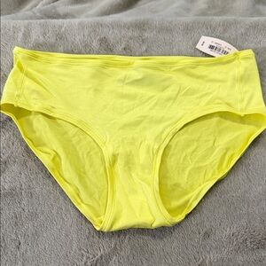 NWT VICTORIA’S SECRET Bright Yellow Bikini Bottoms. Size Medium.